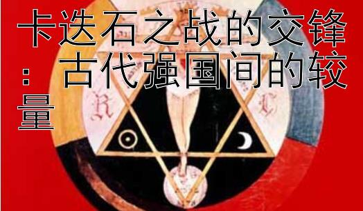 卡迭石之战的交锋：古代强国间的较量