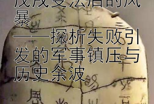 戊戌变法后的风暴  
——探析失败引发的军事镇压与历史余波